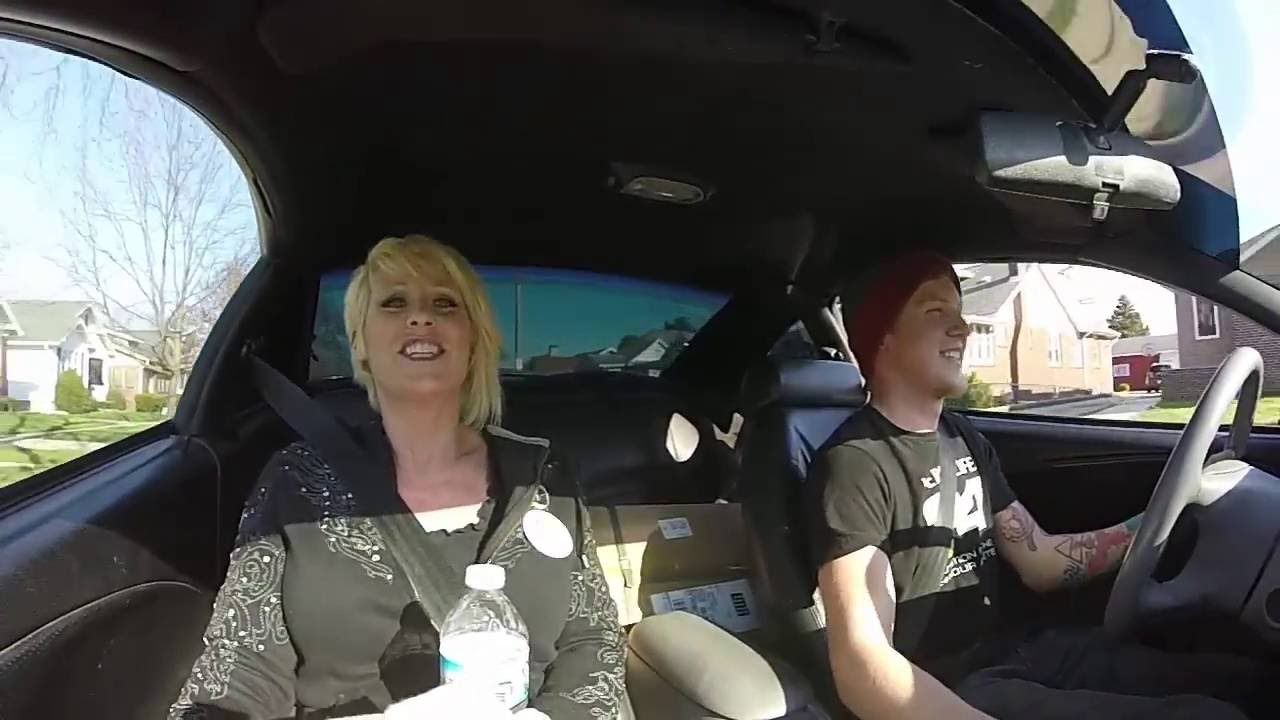 Moms reaction to Mustang! Massive Freak Out!