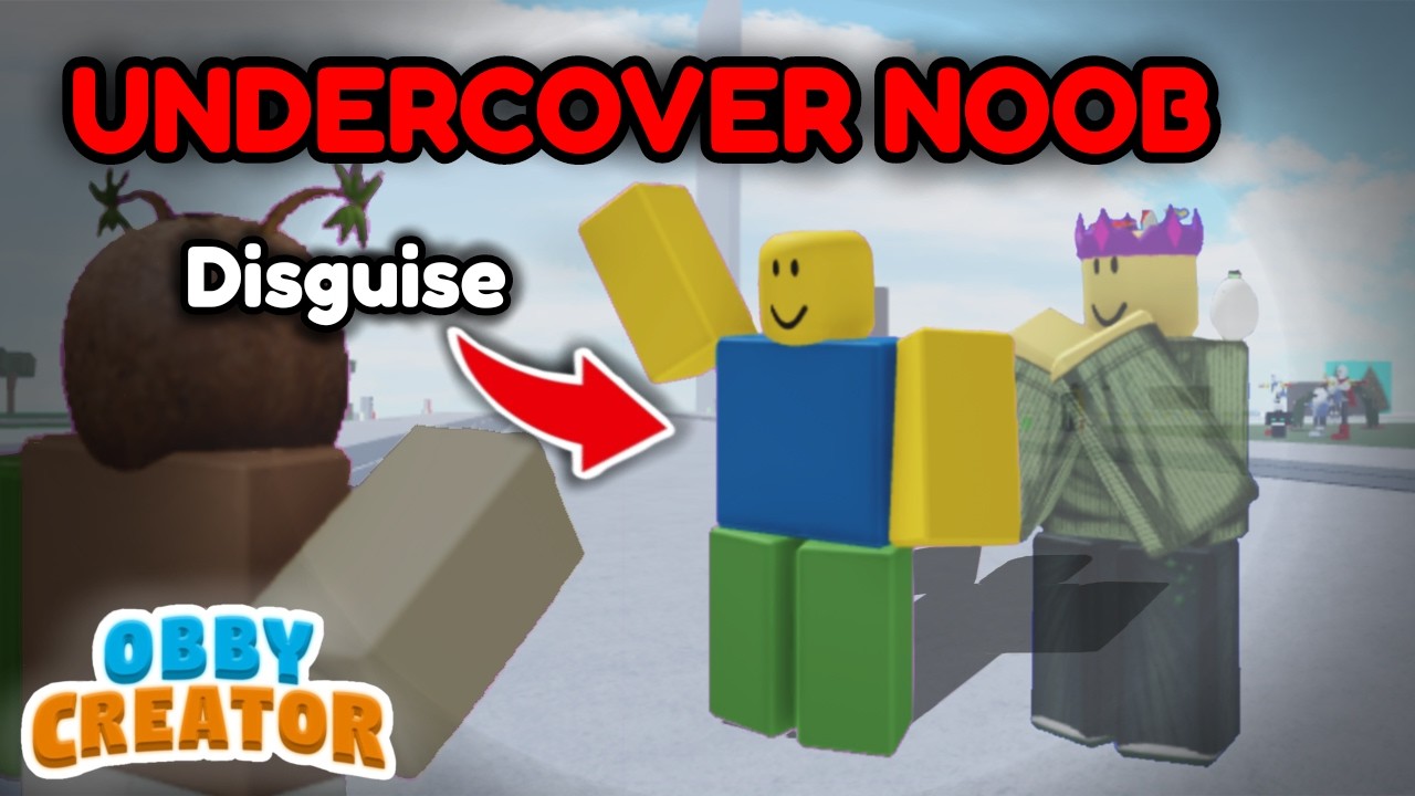 I Went UNDERCOVER As A NOOB In Obby Creator... 🤯