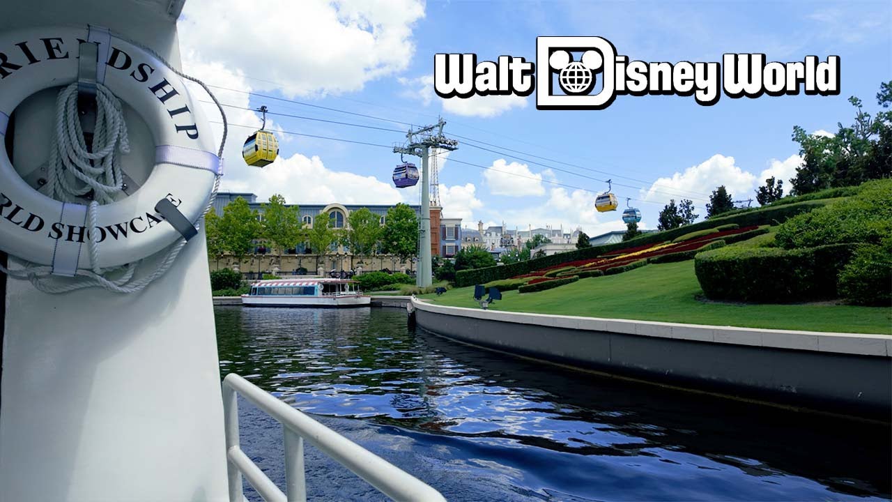 Full ride on Ferry from Hollywood Studios to EPCOT | Walt Disney World Friendship Boat