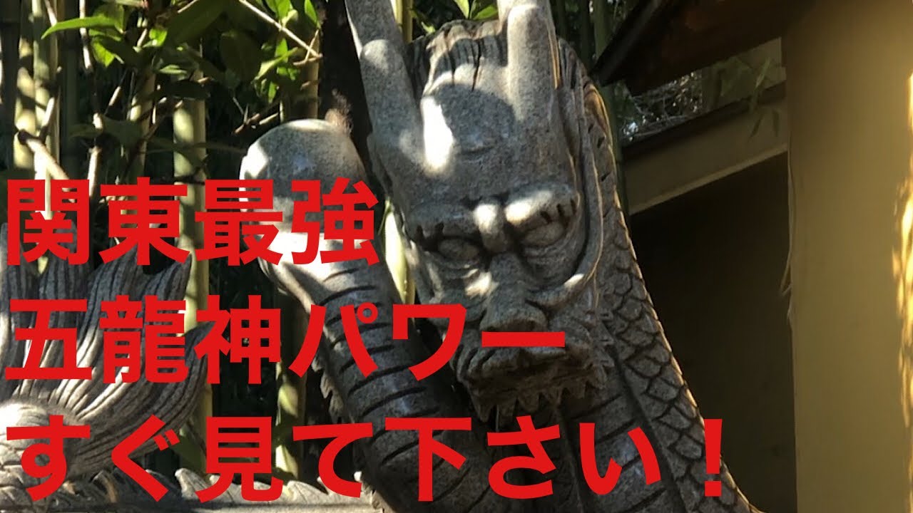 ※この動画が目に入ったらすぐ見て下さい！関東最強の五龍神パワーを受け取って下さい※田無神社※パワー神社仏閣巡り＃1