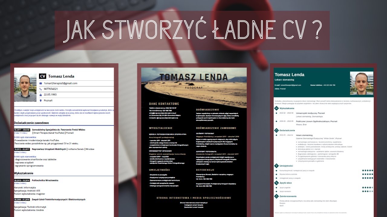 Jak przygotować dobre CV w 2022 ? | Kreator zamiast WORD | Poradnik 💡