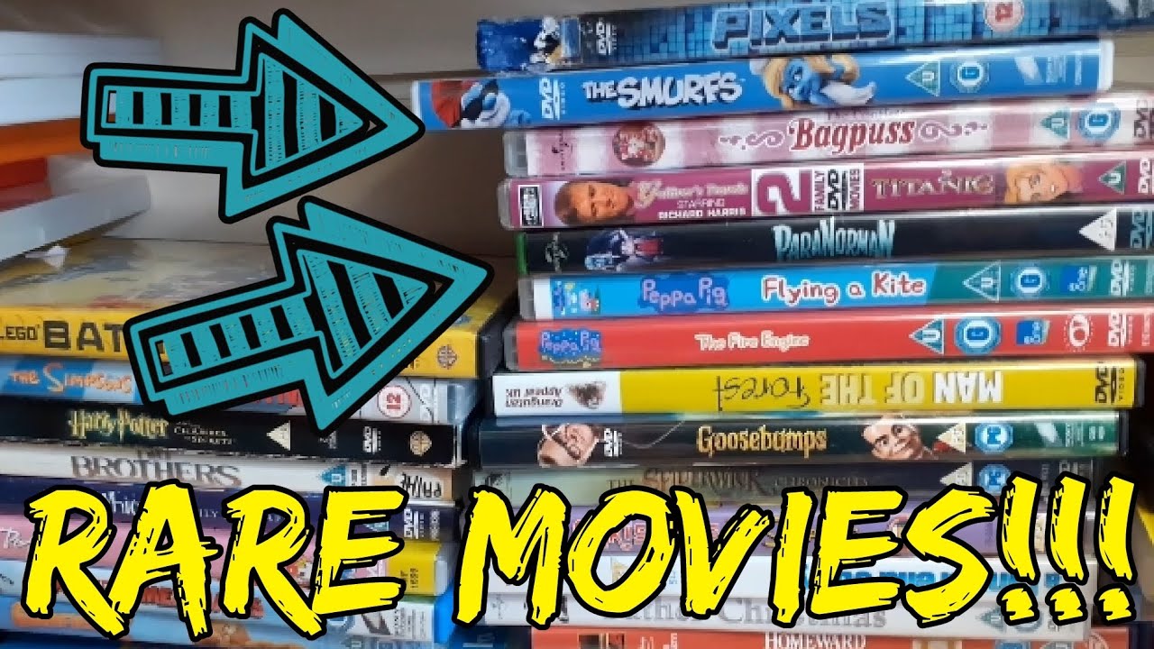 Finding RARE Movies At Charity Shops!