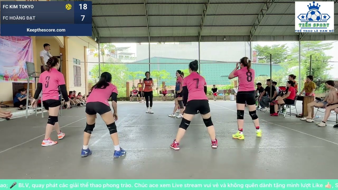 Chung kết Giải bóng chuyền hơi nữ mở rộng phương Vân Phú: FC Kim Tokyo vs FC Hoàng Đạt