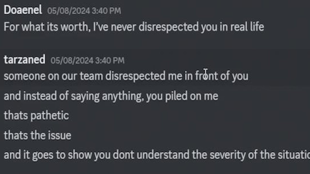 tarzaned exposes Dantes DMs