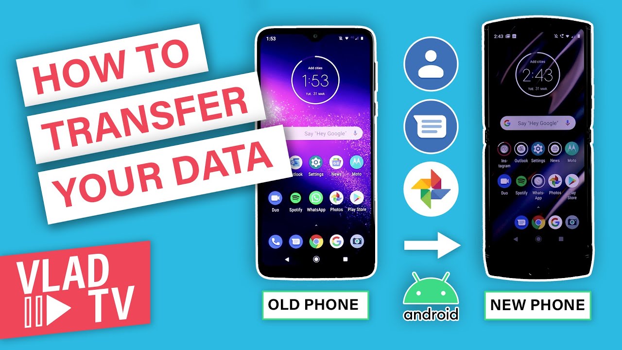 Android Data Transfer - Old Phone to New Phone (Using Google Account - No 3rd Party Apps)