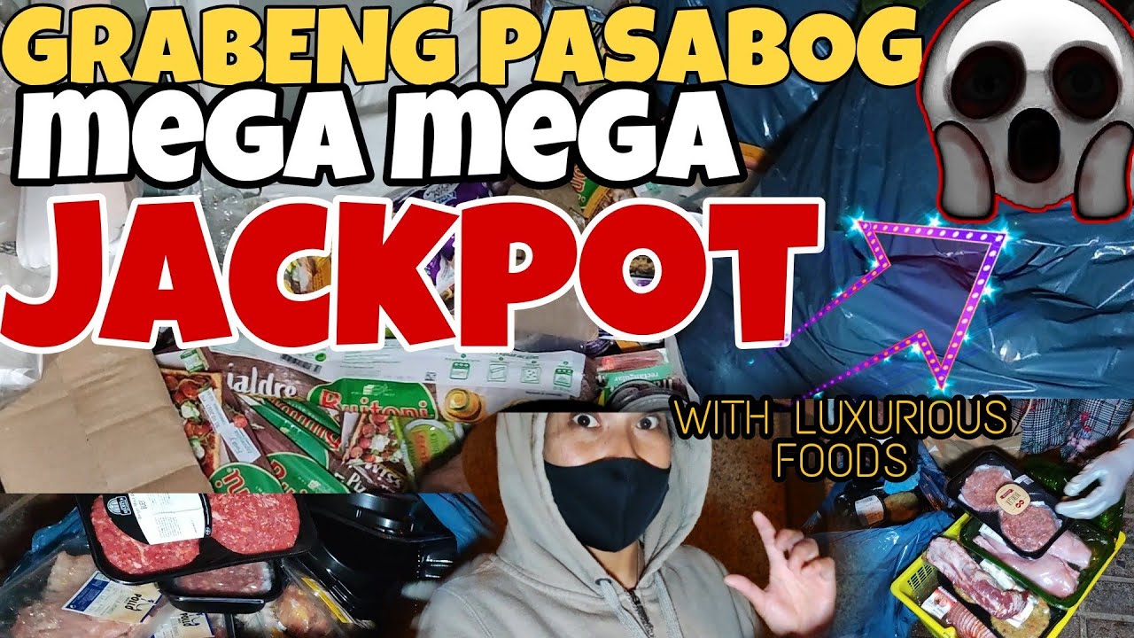 dumpster diving - GRABENG PASABOG NAKA  MEGA MEGA JACKPOT‼️ SIRLOIN  STEAK /LUXURIOUS FOODS /jezvlog
