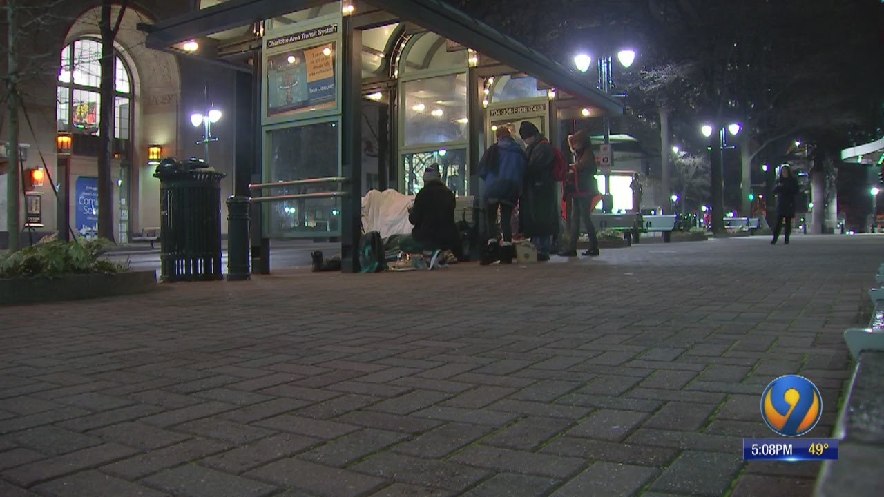 Dozens of volunteers hit the streets of uptown Charlotte to count the homeless