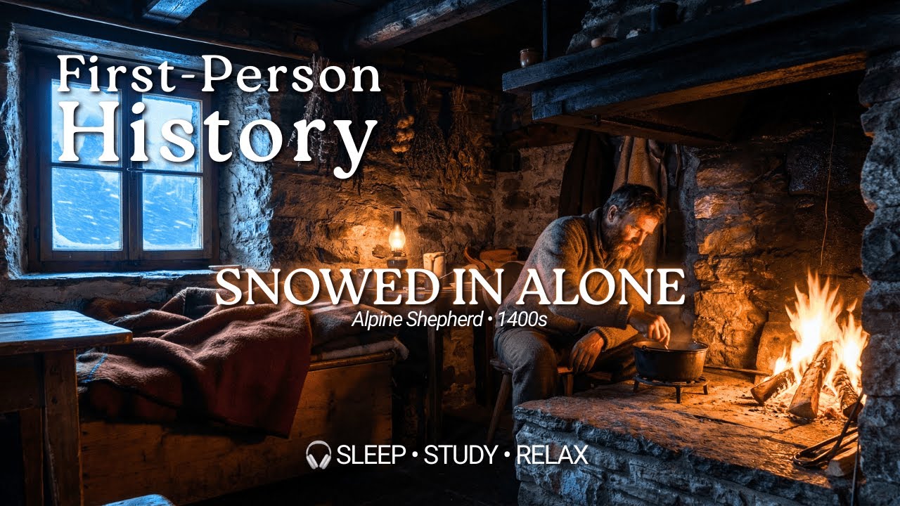 Snowed In Alone | Life as an Alpine Shepherd in the 1400s (First-Person History)