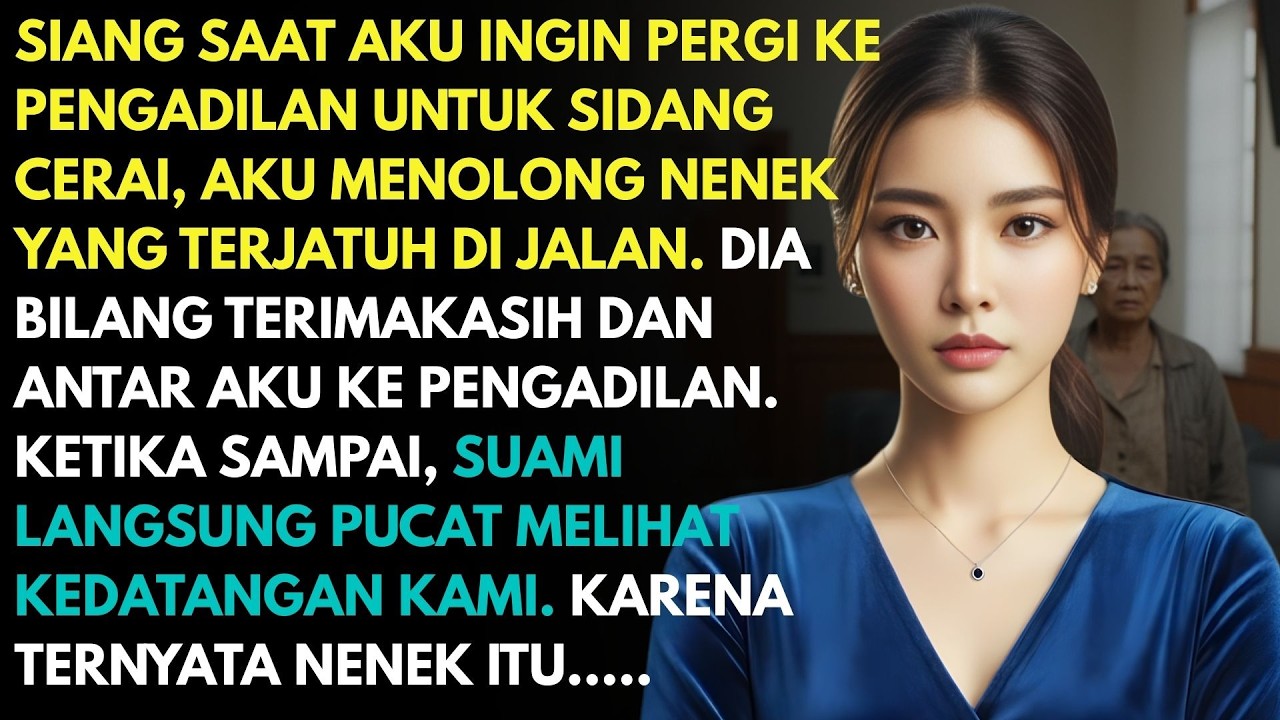 SEBELUM SIDANG CERAI AKU MENOLONG NENEK TUA DI JALAN - SUAMIKU KAGET MELIHAT KAMI KARENA TERNYATA..