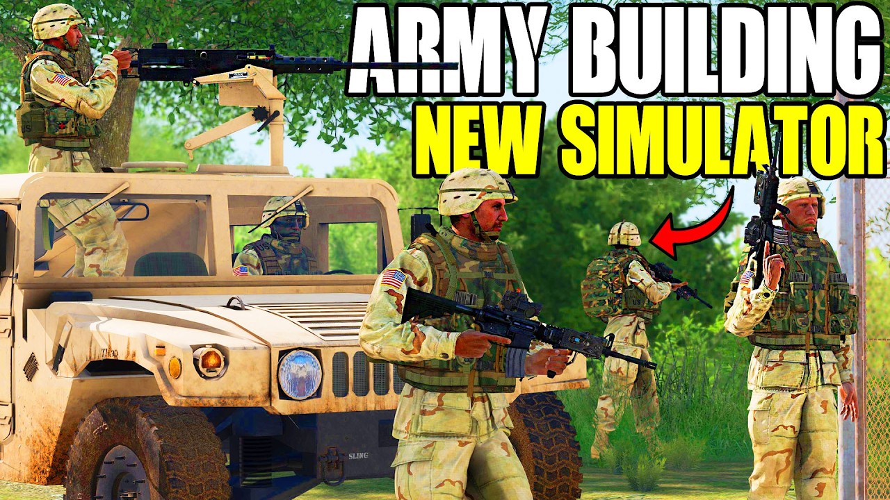 This NEW Modern Army Building Simulator has LARGEST BATTLES Ever...