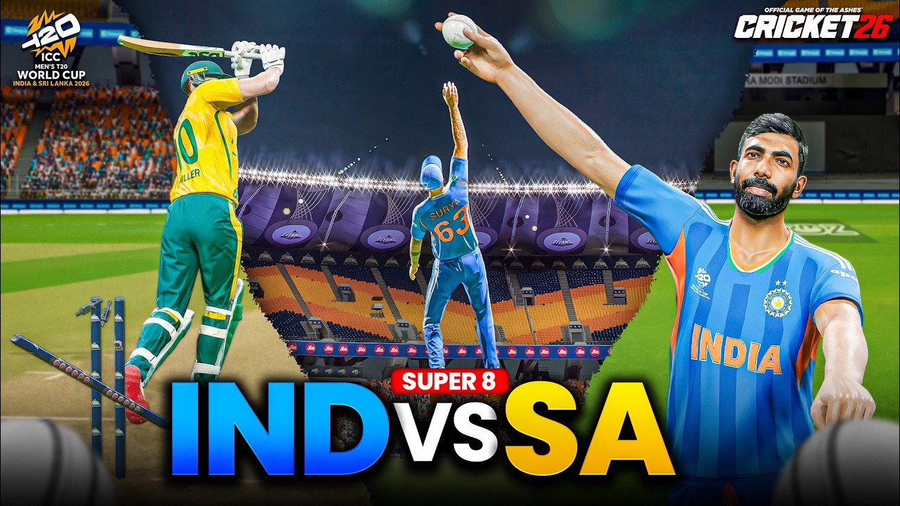 Can India Defeat South Africa in Super 8? 😳 | IND vs SA | Cricket 26