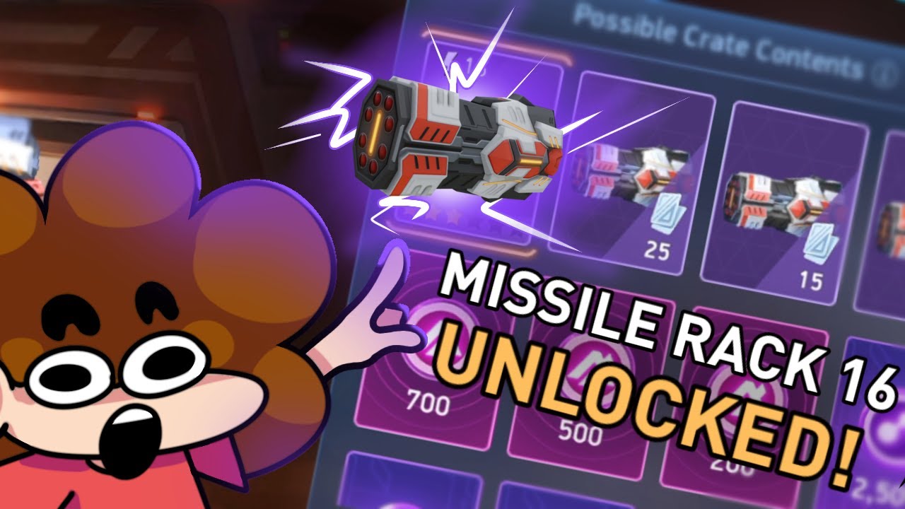 Missile Rack 16 UNLOCKED! &bull; Redd | Mech Arena