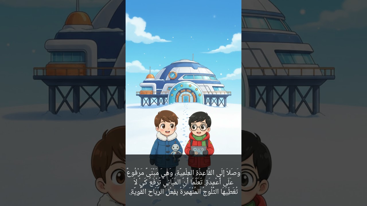 سامي وهاني يكتشفان أسرار القطب الجنوبي
