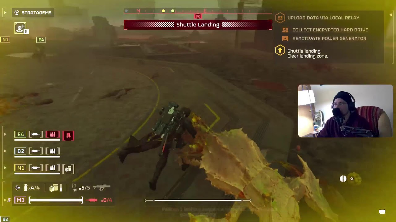 Sundown1 live playing Helldivers 2