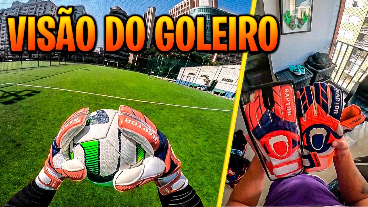 ROTINA DE UM GOLEIRO AMADOR! - JOGO NA VIS&Atilde;O DO GOPRO!