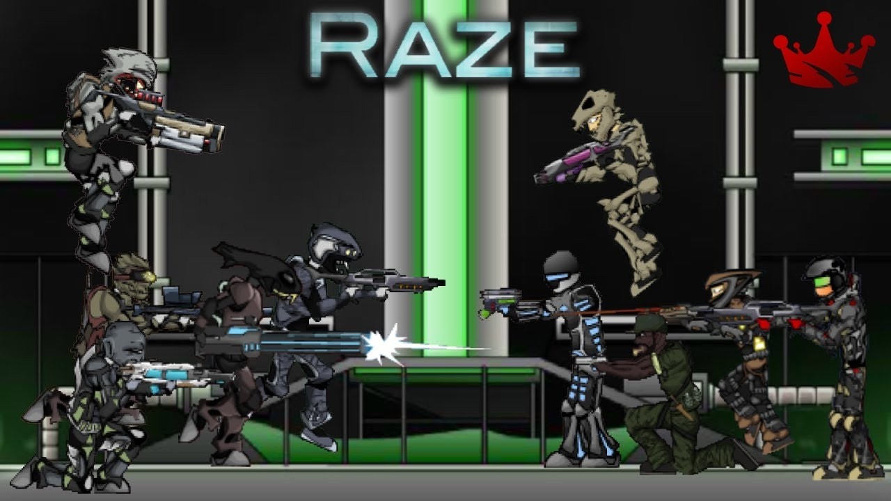 Флеш-игра: Raze (Разрушитель) #1 Кампания и начало историй 3 разработчиков из Sky9 Games