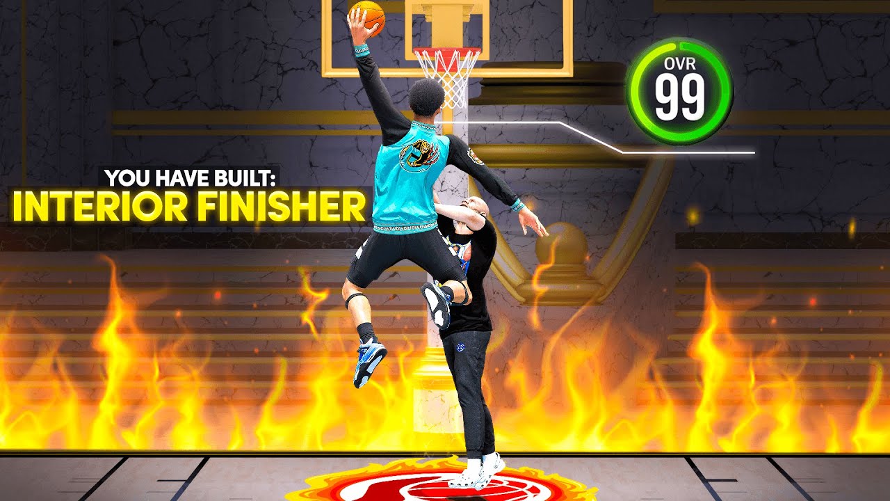 This INTERIOR FINISHER BUILD is EVERY DEFENDERS NIGHTMARE (nba 2k25)