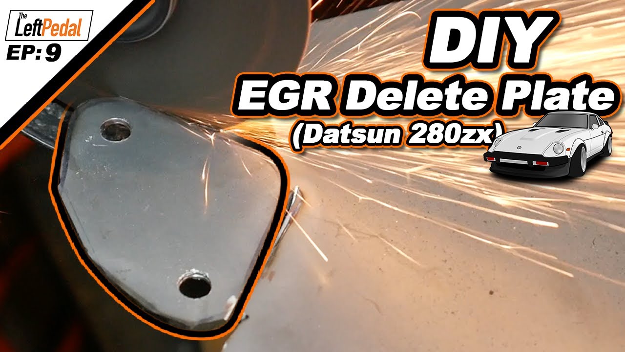 DIY EGR Delete Plate - Datsun 280ZX