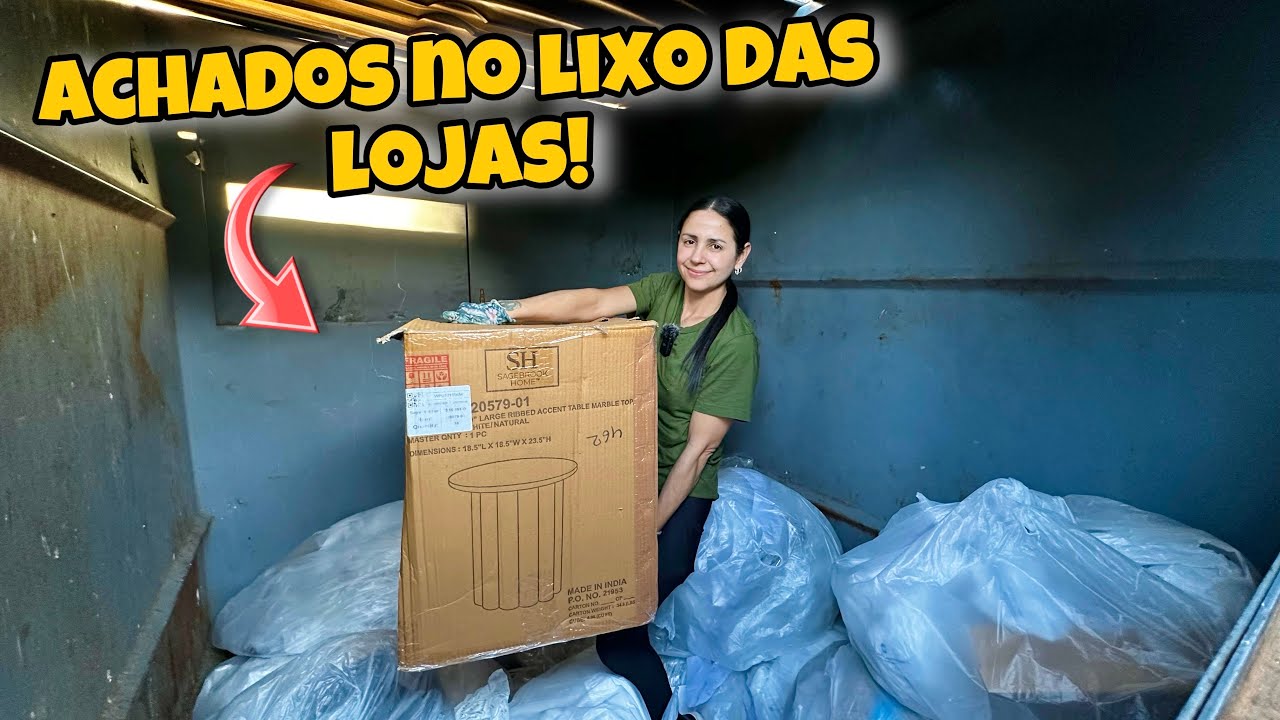 Achados no lixo das lojas dos Estados Unidos!🇺🇸