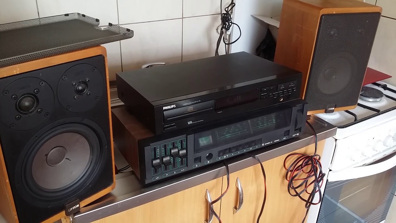 radio amator 2 stereo unitra + canton quinto 510 szybki  test  po zakupie