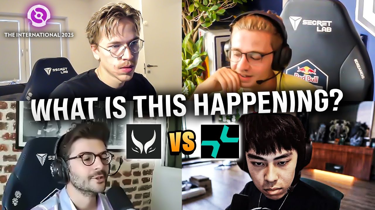 Ceb & the OG SQUAD react to the most shocking UB series in TI 2025!