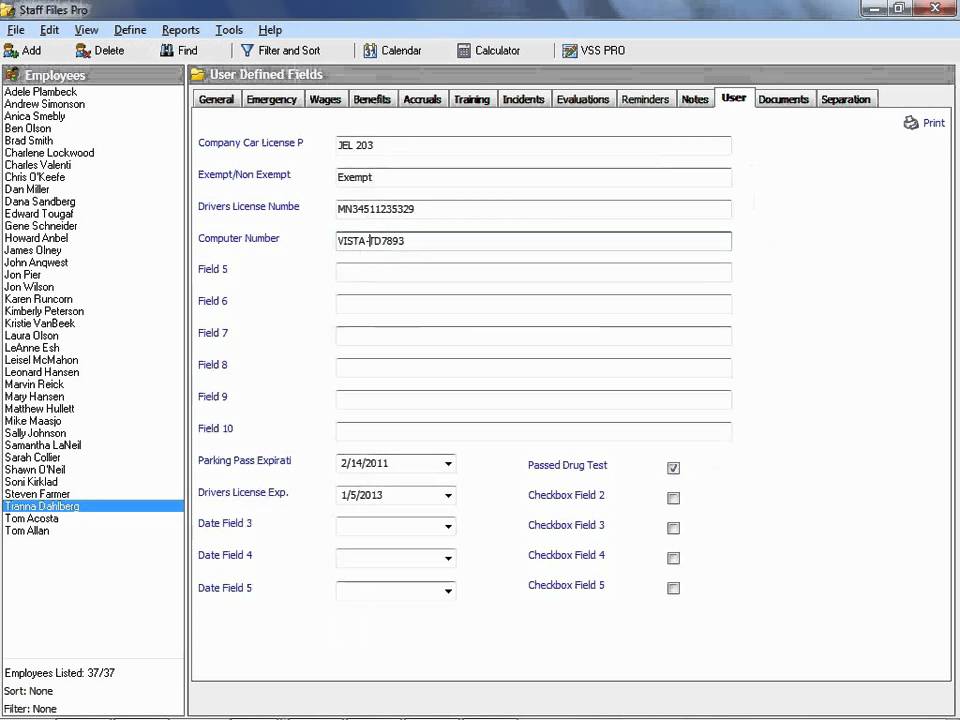Keep Complete Personnel Records in Easy HR Software