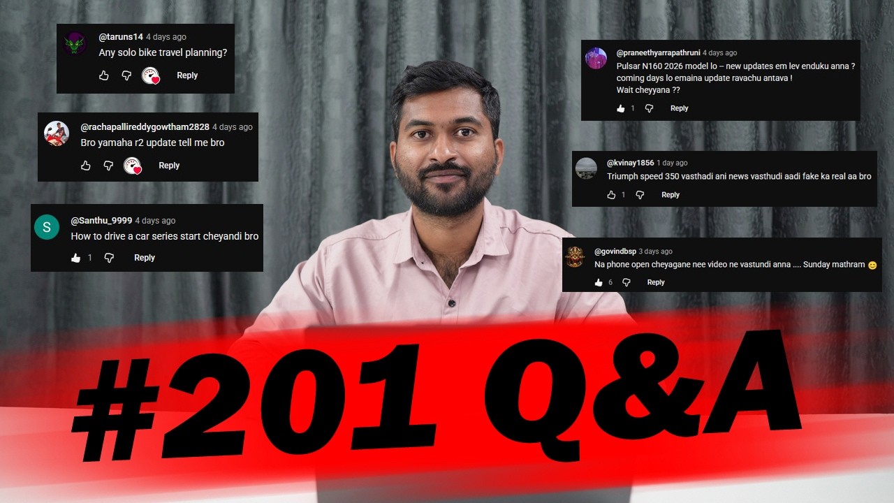 #201 Q&A Every Sunday in telugu | TechTravelTelugu