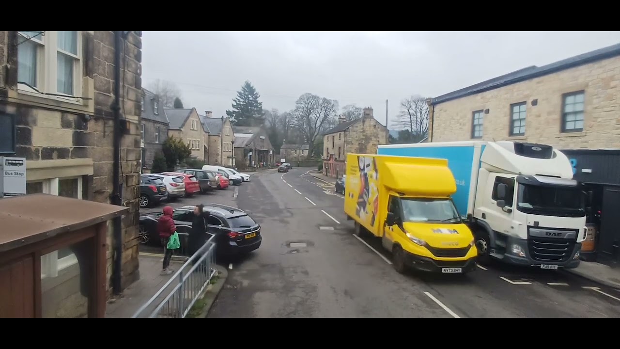 Front Seat View: X14 Thropton-Newcastle 7545/YX17 NNU