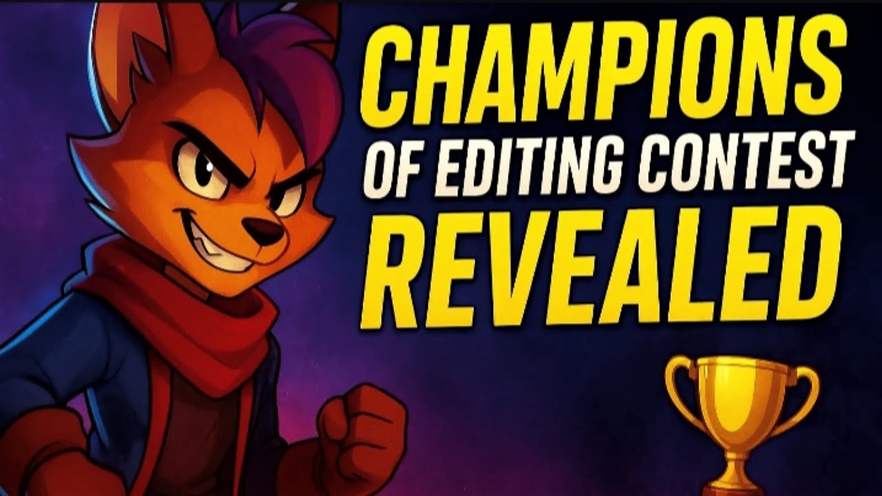 Zooba Editing Contest Championship 2025 👑 Official Winners & Results | Half Gamer #halfgamercontest