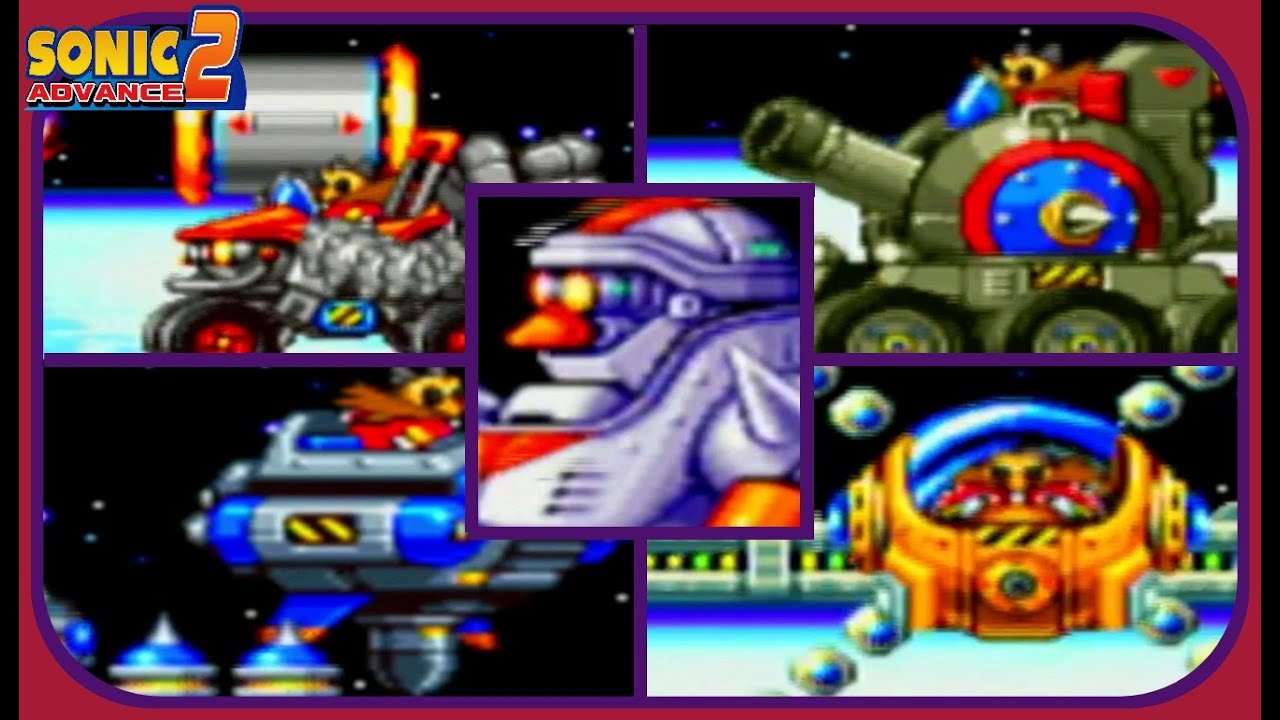 Sonic Advance 2 - XX Zone Boss Rush - No Damage!!