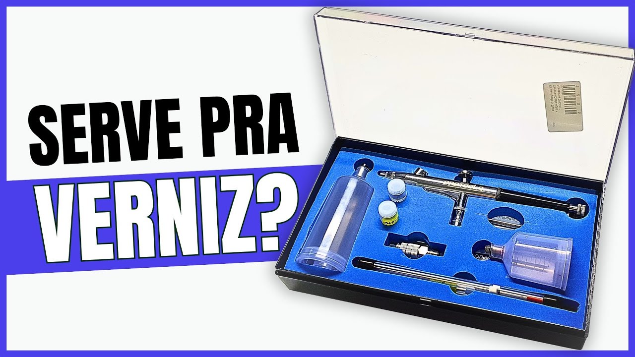 Como usar aerógrafo com verniz automotivo?