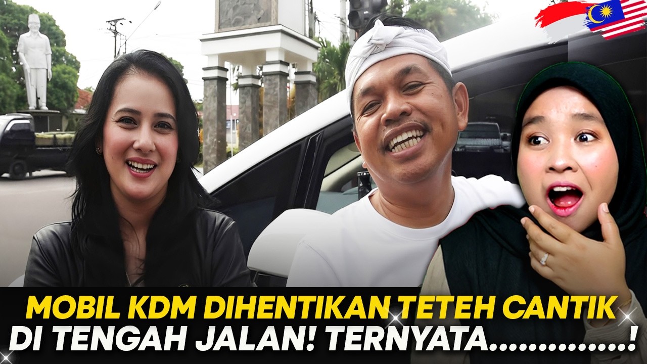 KDM KAGET! Mobil Kang Dedi Mulyadi Dihentikan Oleh Seorang Teteh Cantik? Ternyata....