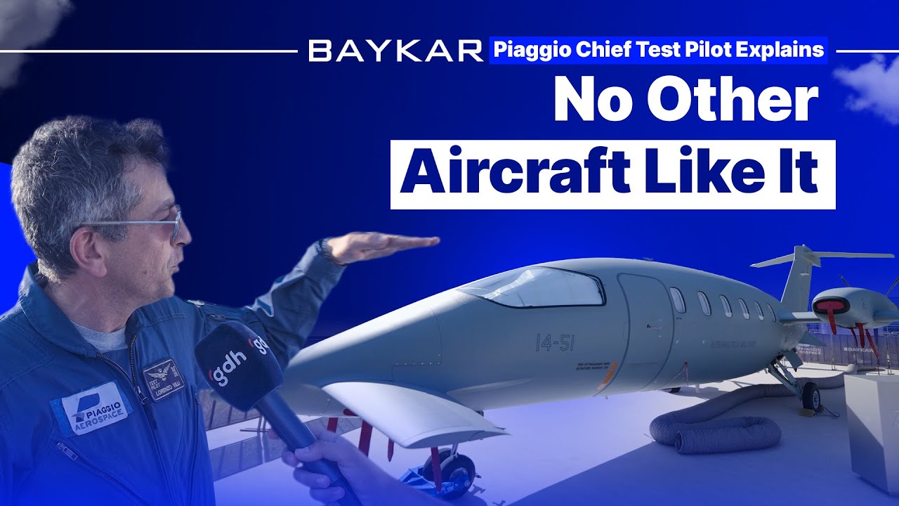 The Ferrari of Skies: BAYKAR Piaggio P.180 Avanti Evo