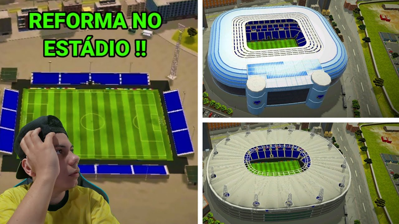 DLS 25 | Modo Carreira Londres FC #3 ( Reformei o Estádio do Time )