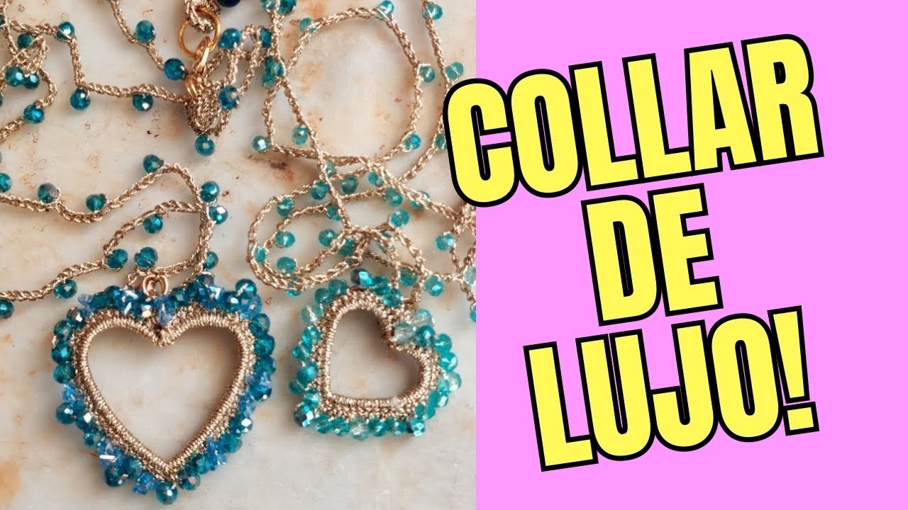 EL COLLAR MAS LINDO Y FACIL! PASO A PASO COMPLETO 🥰🩷