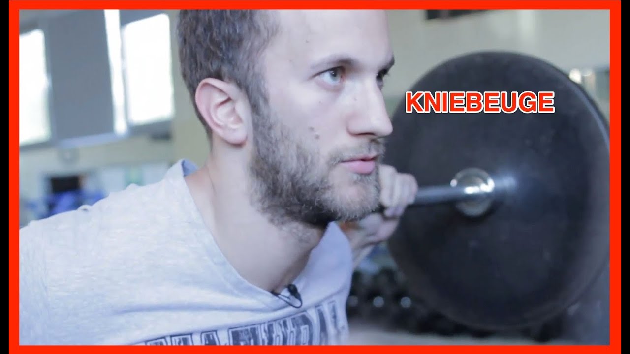 Kniebeugen richtig ausführen (Muskelaufbau für Beine von natural Bodybuilder Flavio Simonetti)