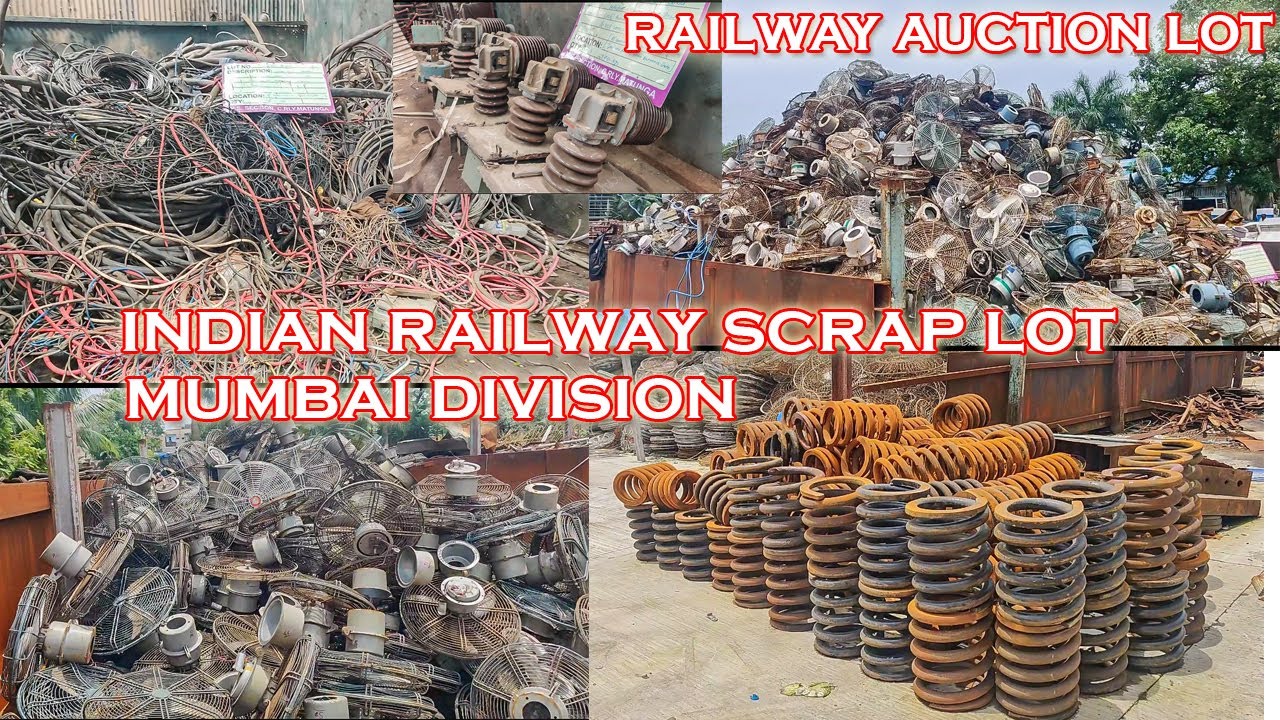 Indian Railway Scrap Auction Lot || Mumbai Division || Salmansm