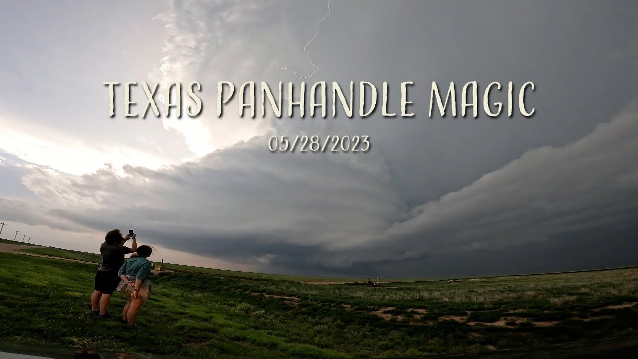 Sculpted Supercells & Surprise Tornado in the Texas Panhandle - May 28, 2023