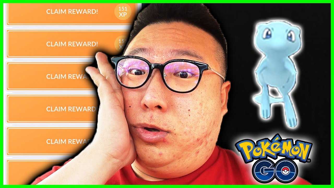 I FINALLY CAUGHT SHINY MEW AFTER COMPLETING ALL THESE SPECIAL RESEARCH TASKS IN POKEMON GO