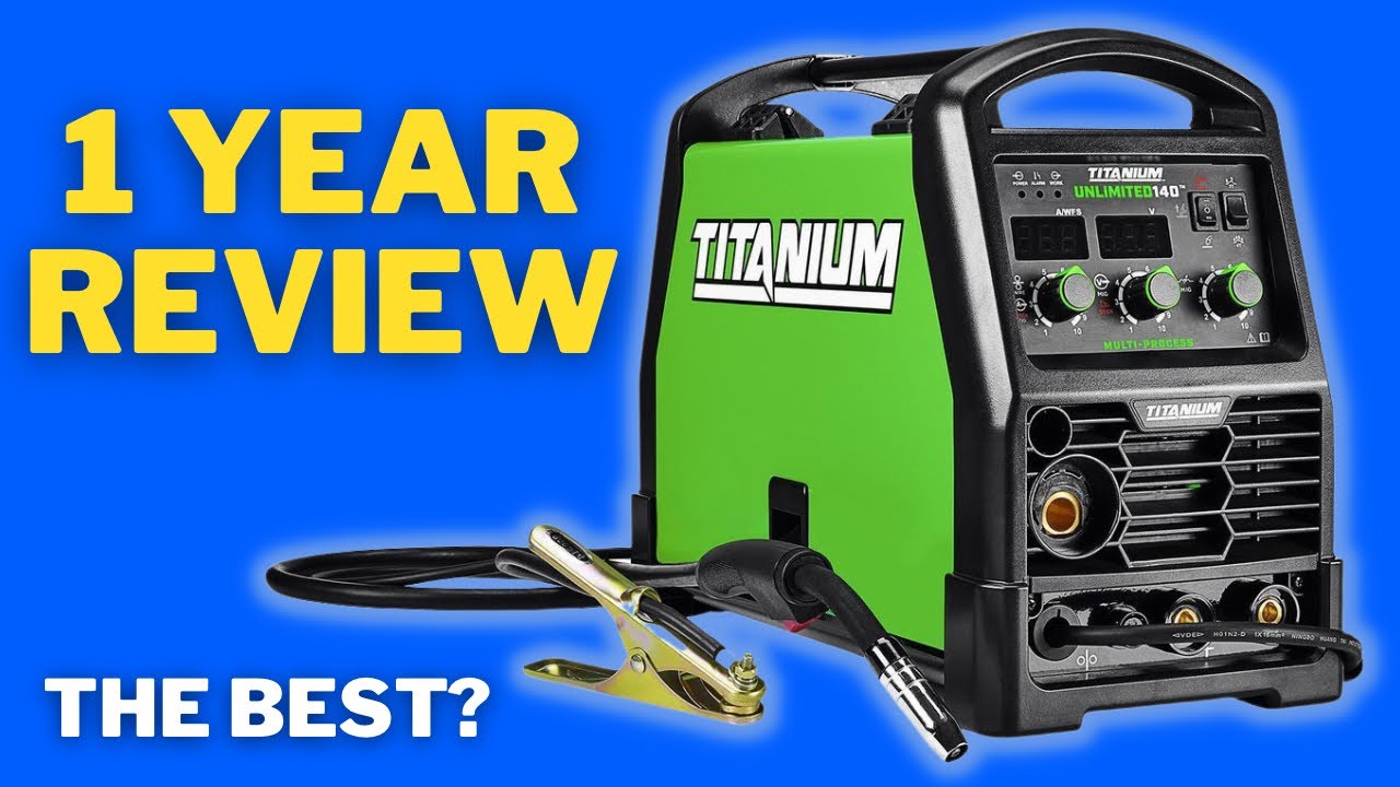 (Harbor Freight) TITANIUM UNLIMITED 140 Multiprocess Welder Review - 1 YEAR!