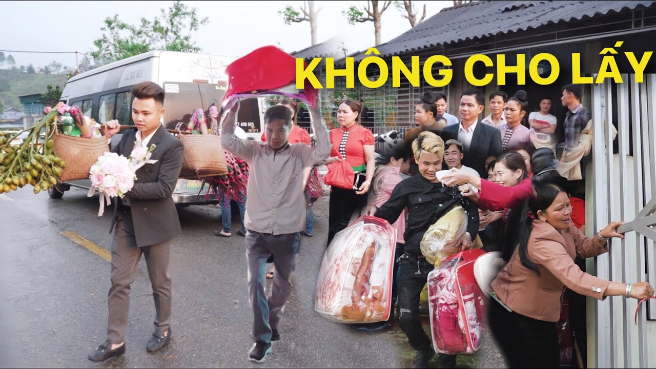 ĐÁM CƯỚI DÂN TỘC THÁI ĐEN LẤY NGƯỜI THÁI TRẮNG KỊCH TÍNH NHÀ GÁI ĐÓNG CỬA KHÔNG CHO LẤY CỦA HỒI MÔN