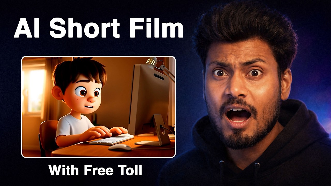 AI Generated Short Film Using FREE AI Tool | Step-by-Step (No Experience Needed)