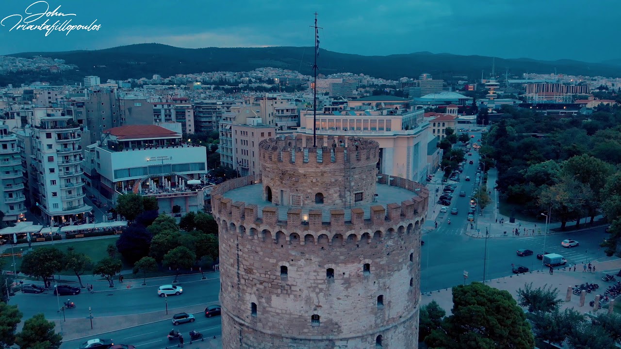 thessaloniki summer evenings by air