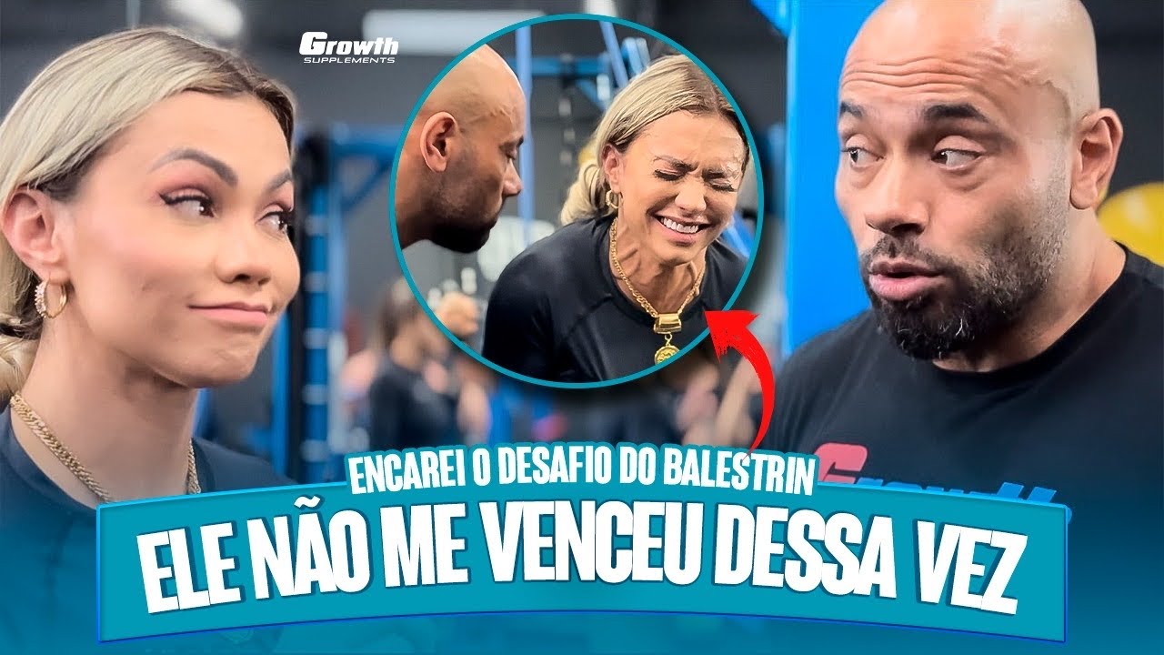 JÚLIO BALESTRIN QUEBROU TUDO NO TREINO DE GLÚTEOS E POSTERIOR DE COXA COM VIVI WINKLER