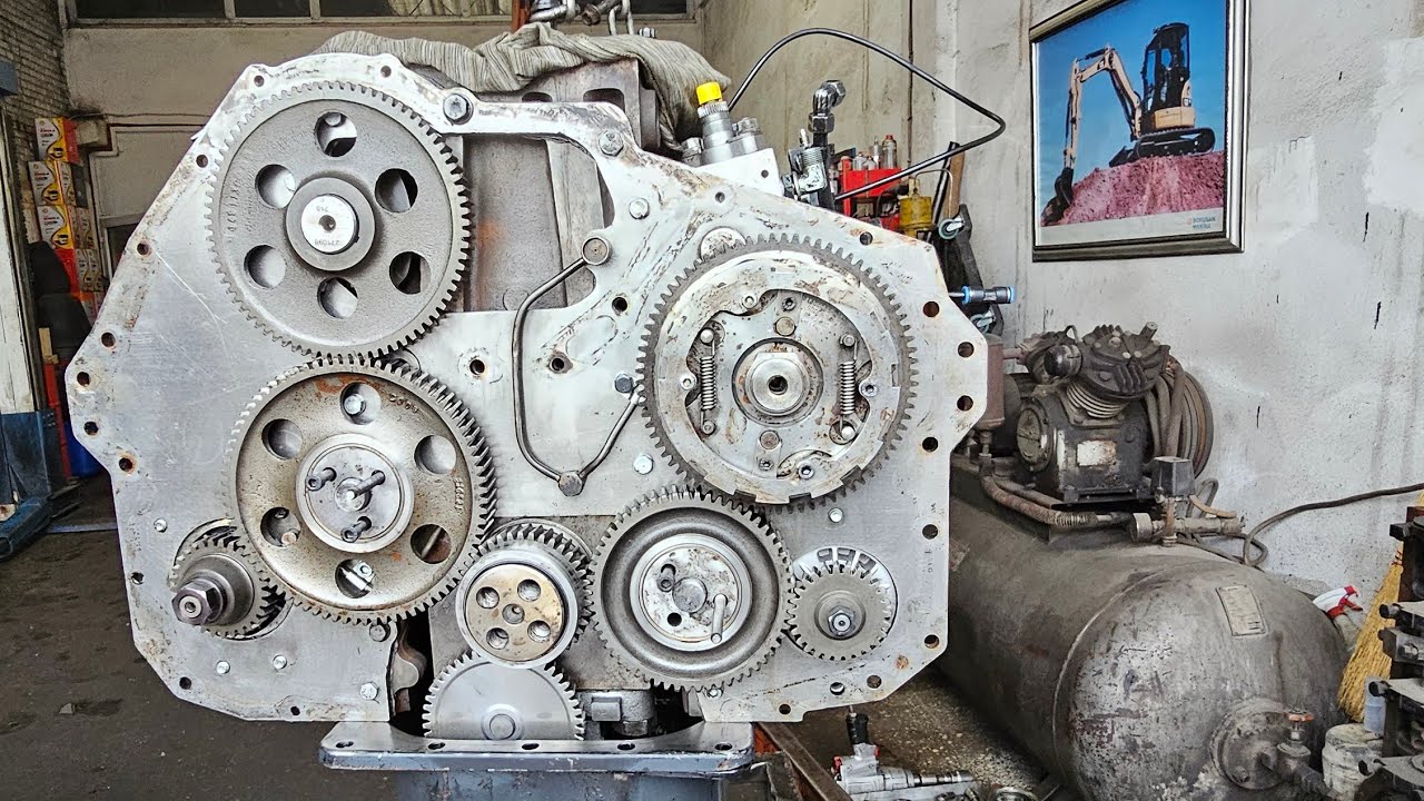 RENAULT TIR 400 MOTOR REVİZYONU MOTORU REKTEFE YAPTIK!