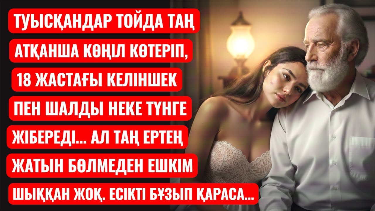 ТУЫСҚАНДАР ТОЙДА ТАҢ АТҚАНША КӨҢІЛ КӨТЕРІП, 18 ЖАСТАҒЫ КЕЛІНШЕК ПЕН ШАЛДЫ НЕКЕ ТҮНГЕ ЖІБЕРЕДІ.