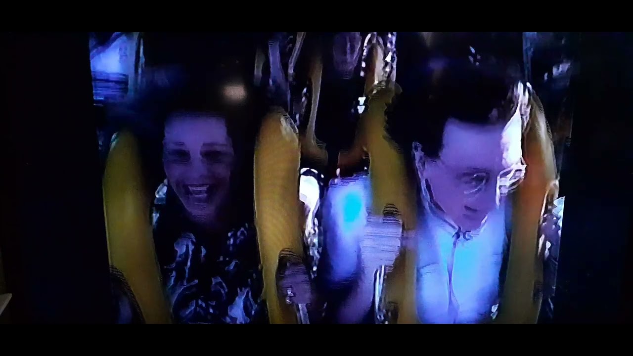 Batman: The Ride Rollercoaster Clip