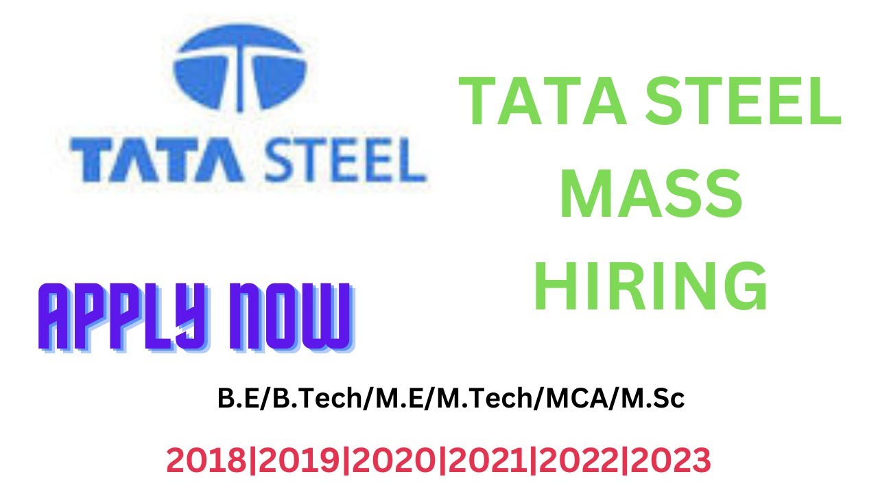 TATA STEEL MASS HIRING|OFF-CAMPUS JOB|APPLY NOW🔥