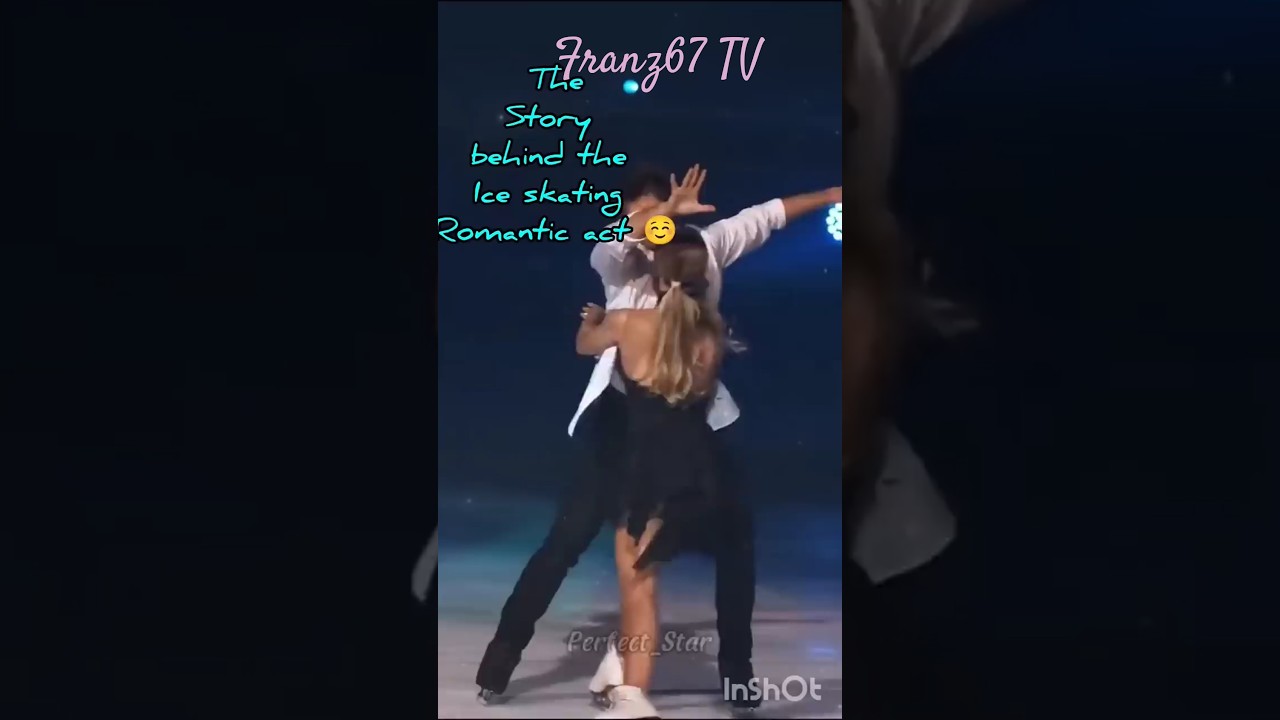 Ice skating and the Romantic story😍#shortvideo #love #couple #skating