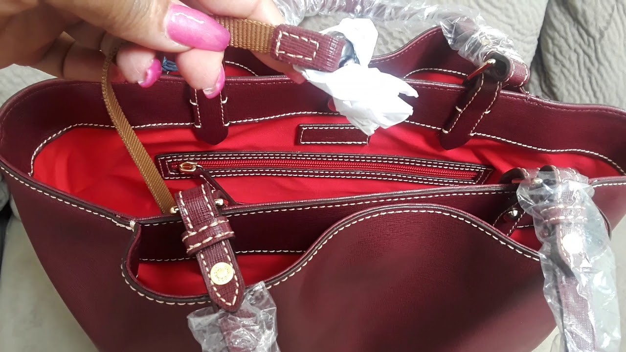 Dooney & Bourke City Flynn in Cranberry